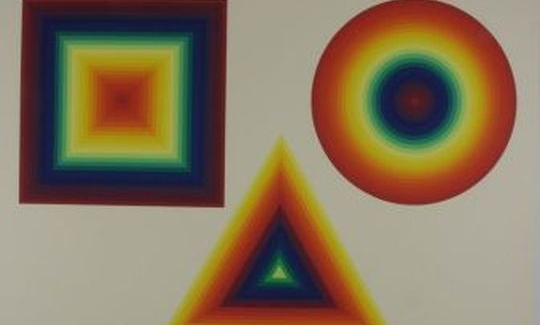 Ay-o, Circle, Triangle and Square, 1990