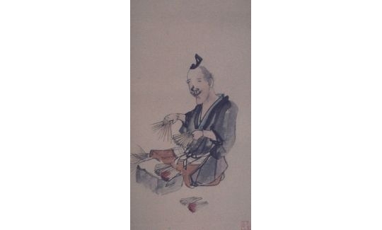 Making Fans, ink and colour on paper, Sam Dubine