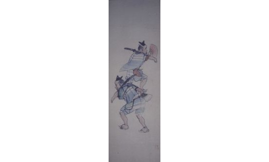 Festival Dance, ink and colour on paper, Sam