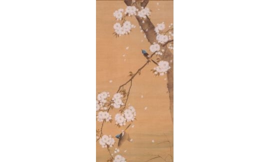 Nishiyama Hoen, Cherry Blossoms above Wate