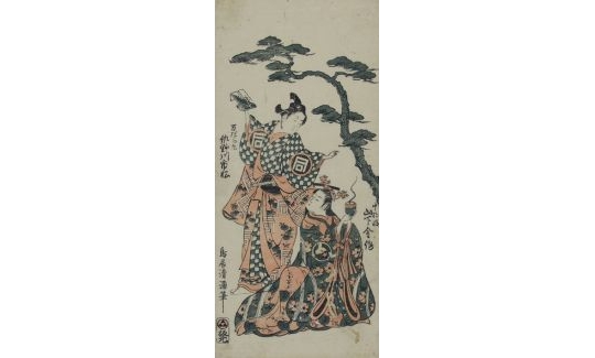 Torii Kiyomitsu, Kabuki actors Sanogawa Ichimatsu