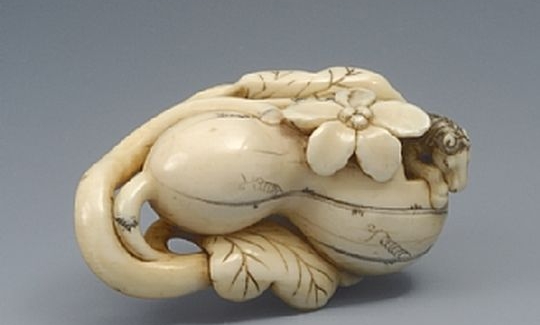 Katabori Netsuke, Chokaro’s Horse Emerging from