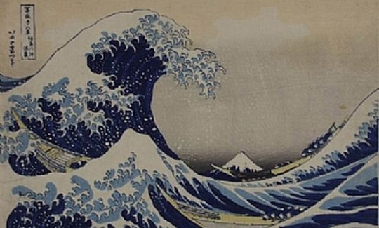 The Great Wave at Kanagawa, from the series "36