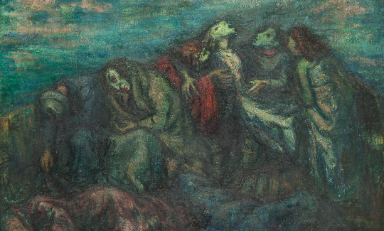 מירון סימהפליטים, 1946 שמן על