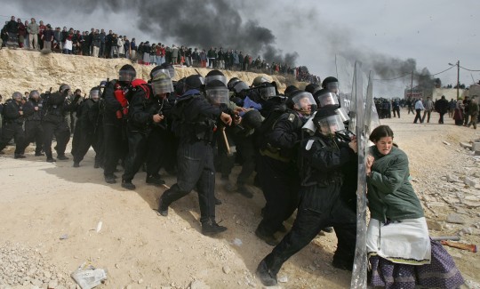 Oded BaliltyThe Evacuation of Amona, 2006Inkje