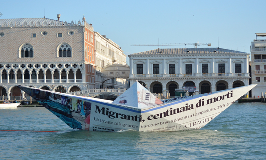 Vik MunizLampedusa, 2015Color printCourtesy of the