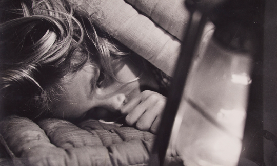 Hanan SadehGirl in Shelter, 1967B/w