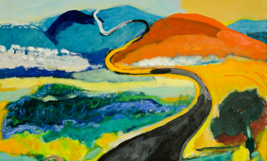 Mané-Katz Landscape, 1959Oil on canvas