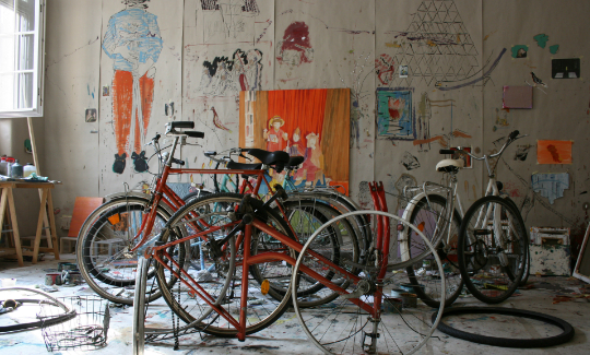 Olaf KuhnemannBycicle Temple, 2018Installatio