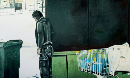 Zamir ShatzThe End of the Day #2, 2007Oil o
