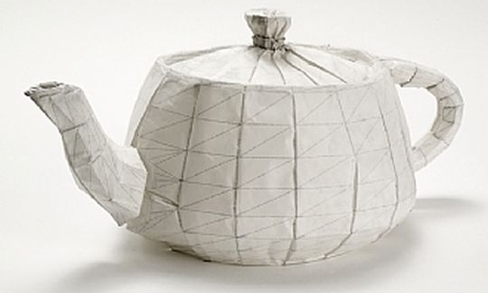 Tomohiro Tachi, Origami Teapot, Japan, 2006