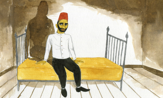 Dotan MorenoThe Old Middle East, 2017Ink o