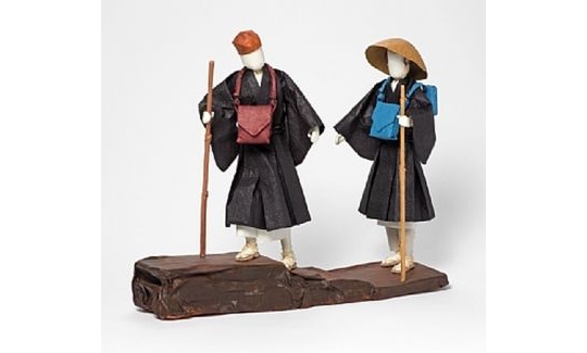 The Poets Matsuo Basho and Sora Travelling, 1999