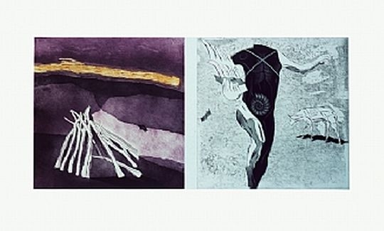 Garden at the Waterfront X, 2003, etching