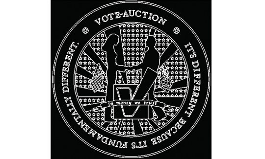 UBERMORGEN  [V]ote-Auction Seal, 2000Carroll /