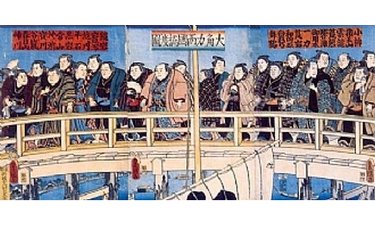 Utagawa Topyokini III, Famous Sumo wrestlers