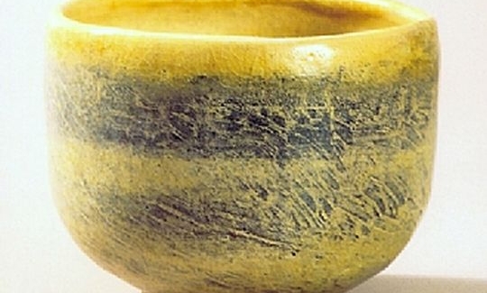 קערית תה, ראקו לבן