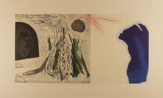 Residence I, etching, aquatint and mezzotint, 5/30