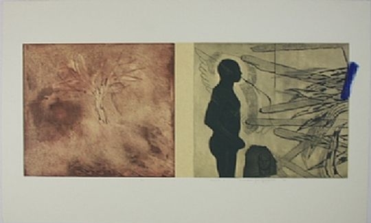 Transit I, etching, aquatint and mezzotint, 1/20