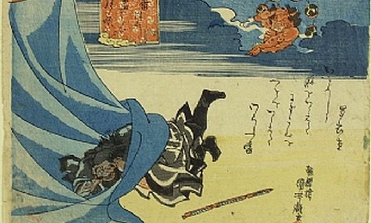 Utagawa Kuniyoshi, Caricature of the Thunder God