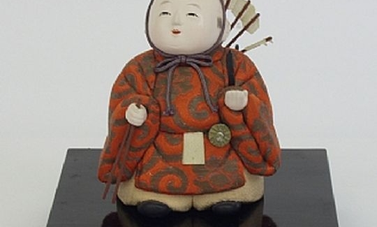Minister of Right, "kimekomi" technique doll, late