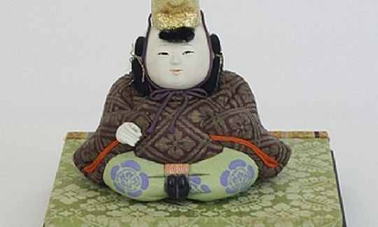 Emperor, "kimekomi" technique doll, late 19th c