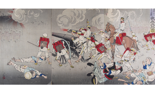 A Scene of the Fierce Battle in the Sino-Japanese