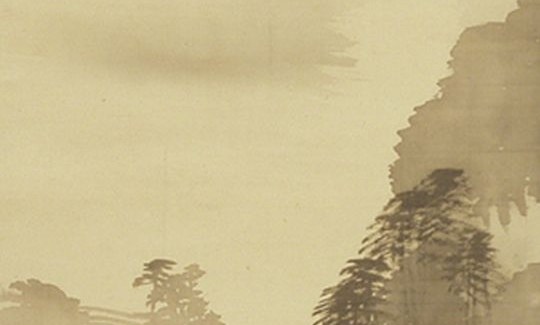Kawabata Gyokusho, Landscape, 1907, hanging