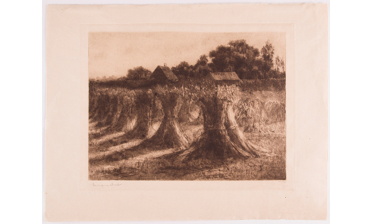 كومة قش، 1900التنميشمجموعة