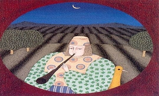 Shigeru Matsuzaki, Piper, 1998, ink and acrylic