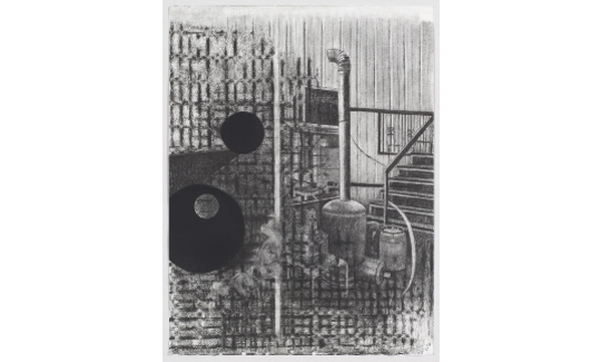 Efrat GalnoorAt Ismahan's, Taybeh, 2019 Charcoal