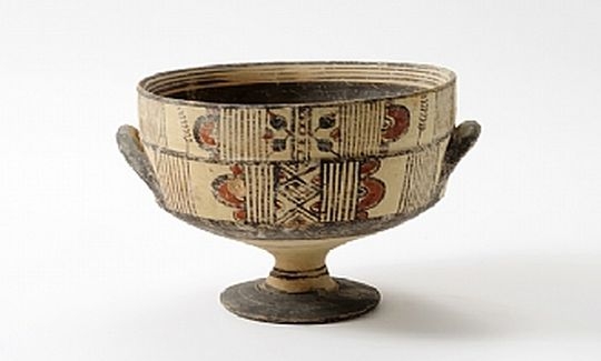 Footed bowl, Cypro-Archaic I, 750-600 BCE