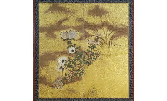 אמן אנונימיכריזנטמות ועשבי