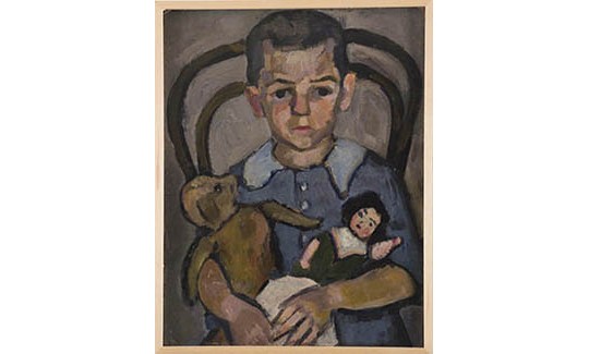 מנחם שמי, בת האמן עם בובות