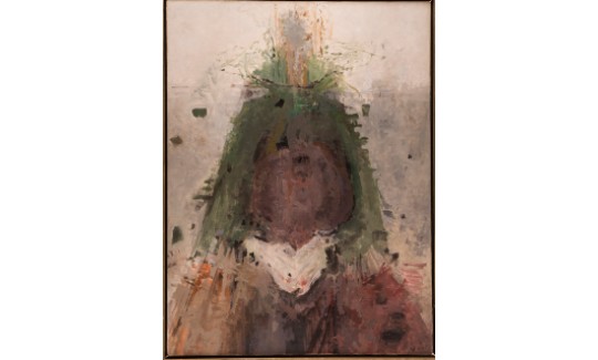 חנה לויאישה בהריון, 1974צבעי