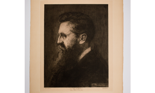 Теодор Герцль, 1903. Г. Штрук