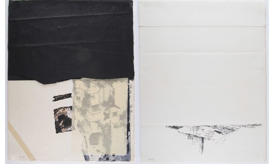 War and Peace, 1978Embossing, collage