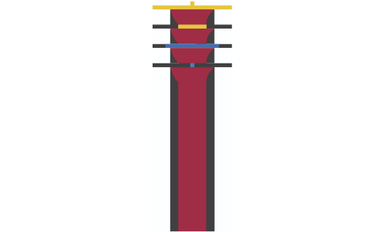 גדילה (דג'ד), 1986 אקריליק על