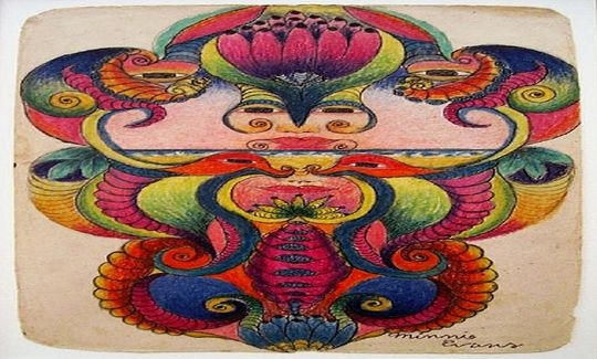 Minnie Evans, Luise Ross Gallery