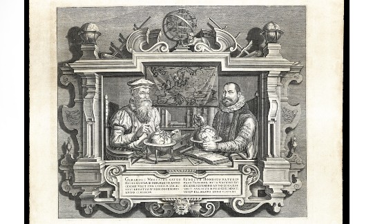 Double portrait of Gerardus Mercator (1512-1594