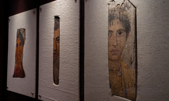 כמוסת זמן מצרים, דיוקנאות