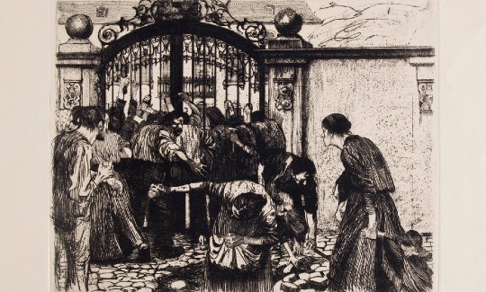 Käthe Kollwitz Storming the Gate: Attack, 1893-97